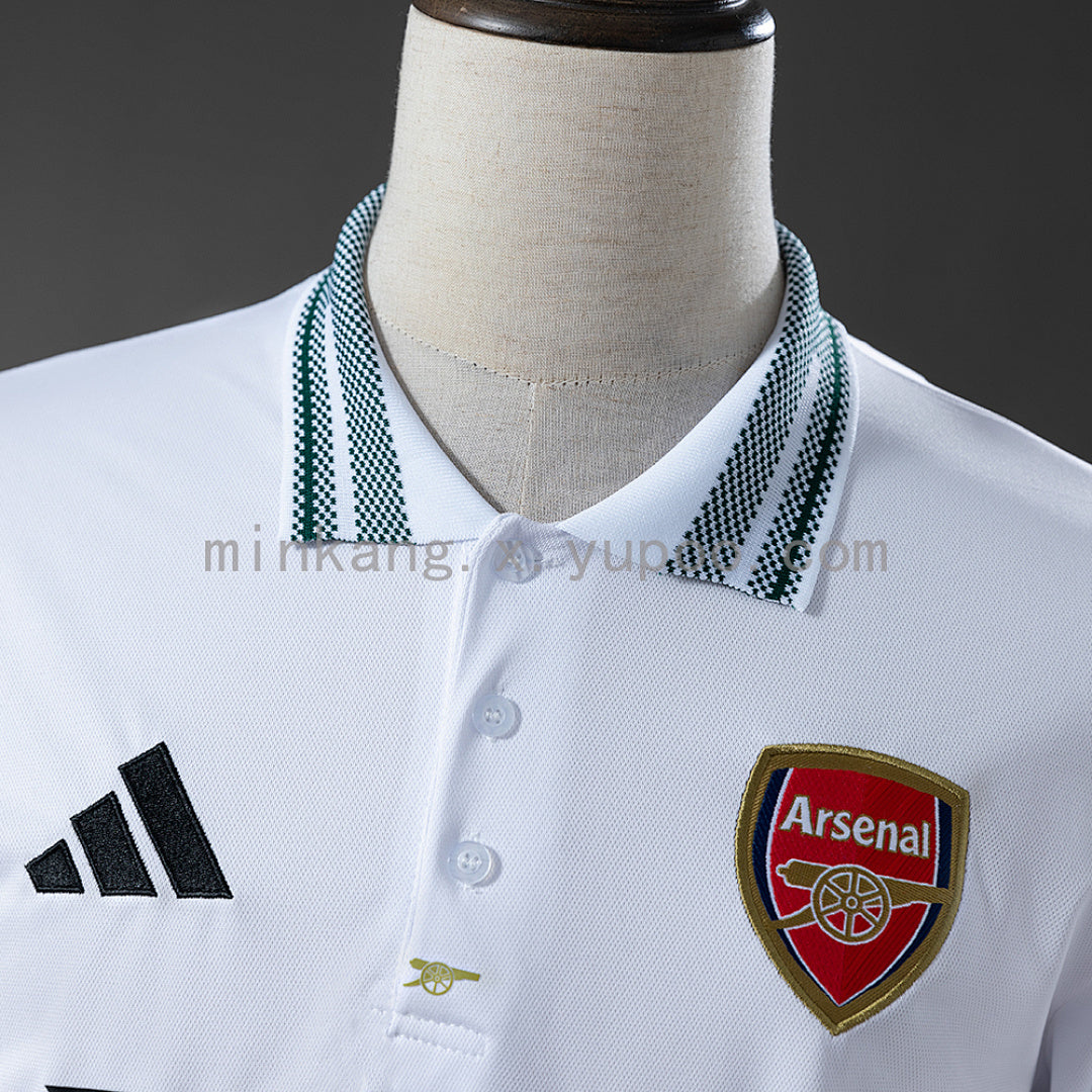 25/26 Arsenal White Polo Special Jersey