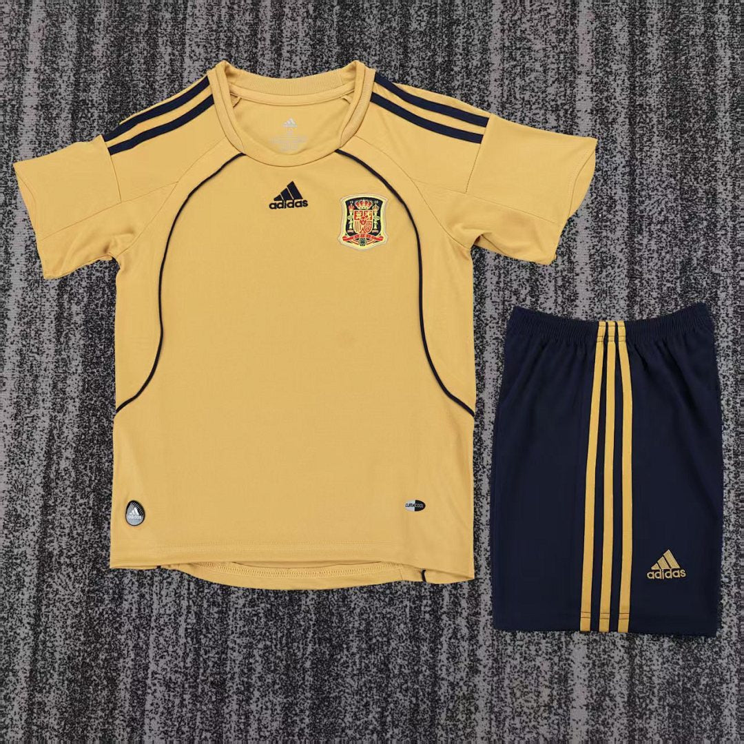2008 Spain Away Retro Kids Jersey