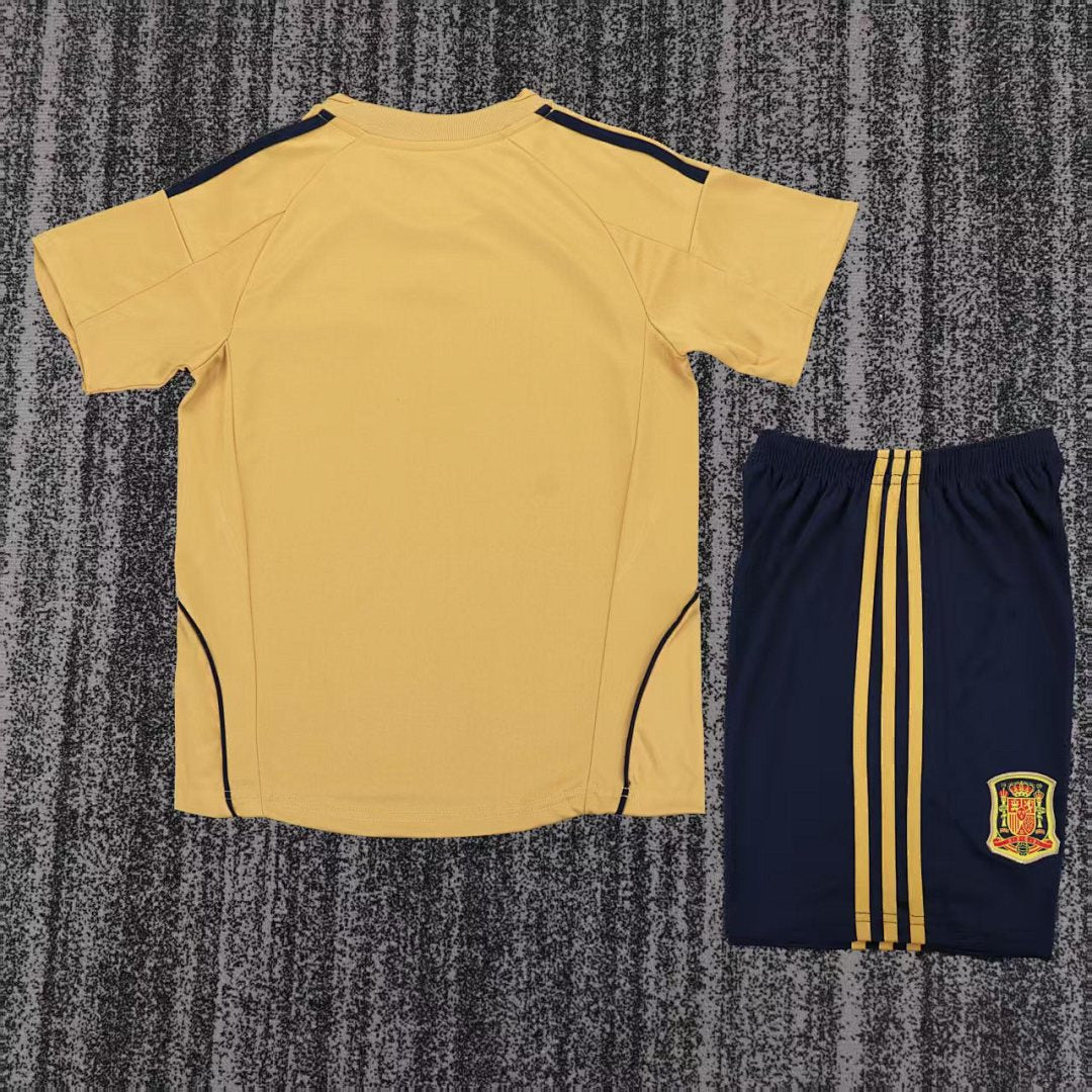 2008 Spain Away Retro Kids Jersey