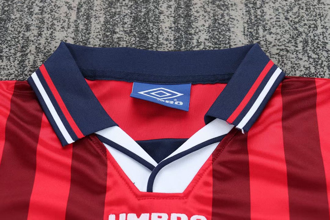 1998 England Away Retro Kids Jersey