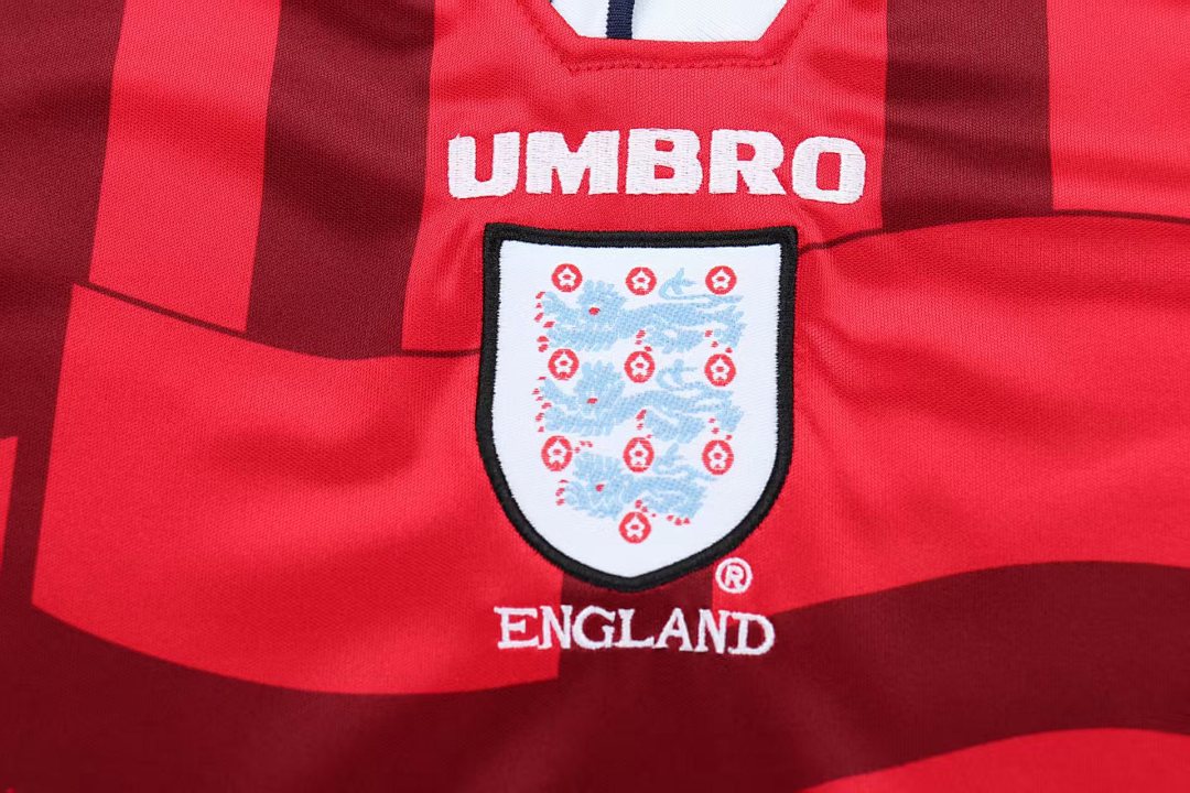 1998 England Away Retro Kids Jersey