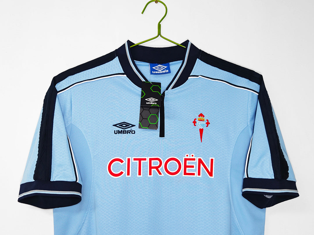 99/00 Celta Vigo Home Retro Jersey