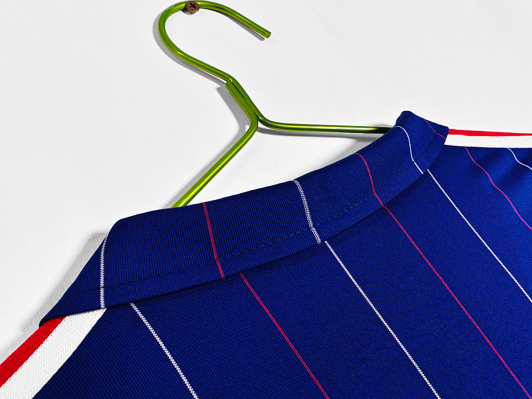 80/82 France Long Sleeve Home Retro Jersey