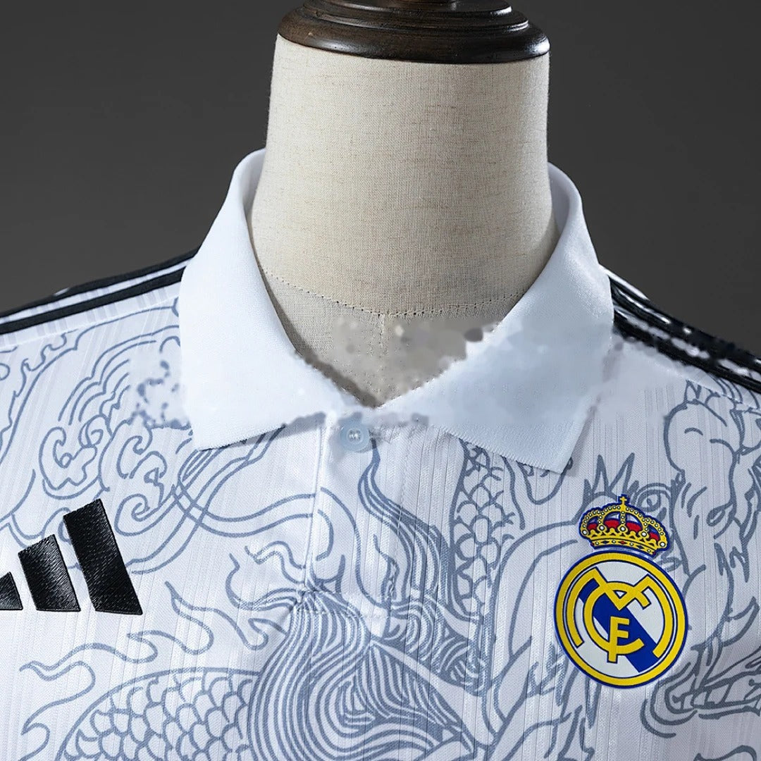 25/26 Real Madrid White Floral Special Jersey