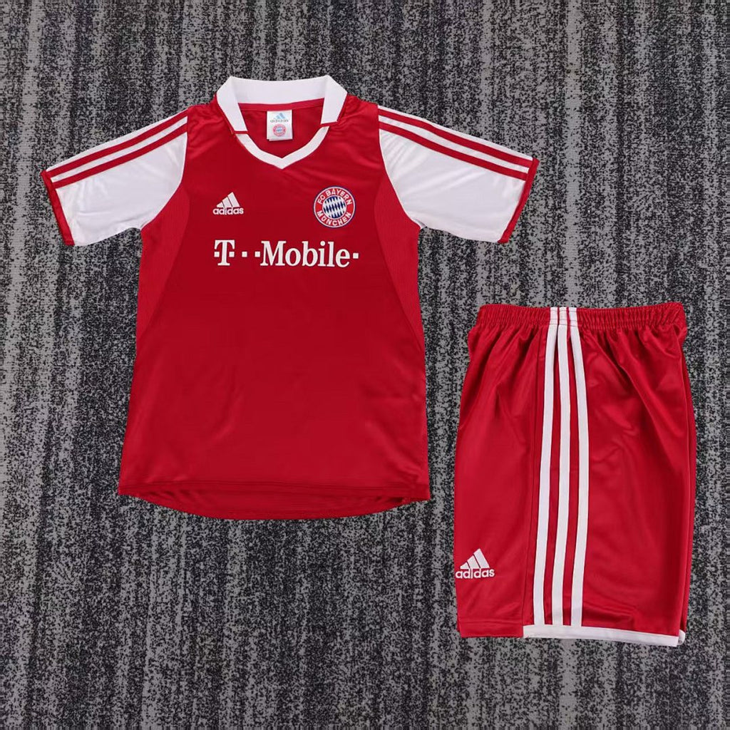 03/04 Bayern Home Retro Kids Jersey