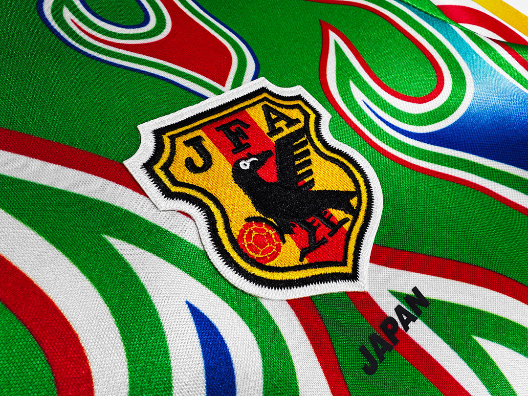 1998 Japan Long Sleeve Goalkeeper Green Retro Jersey