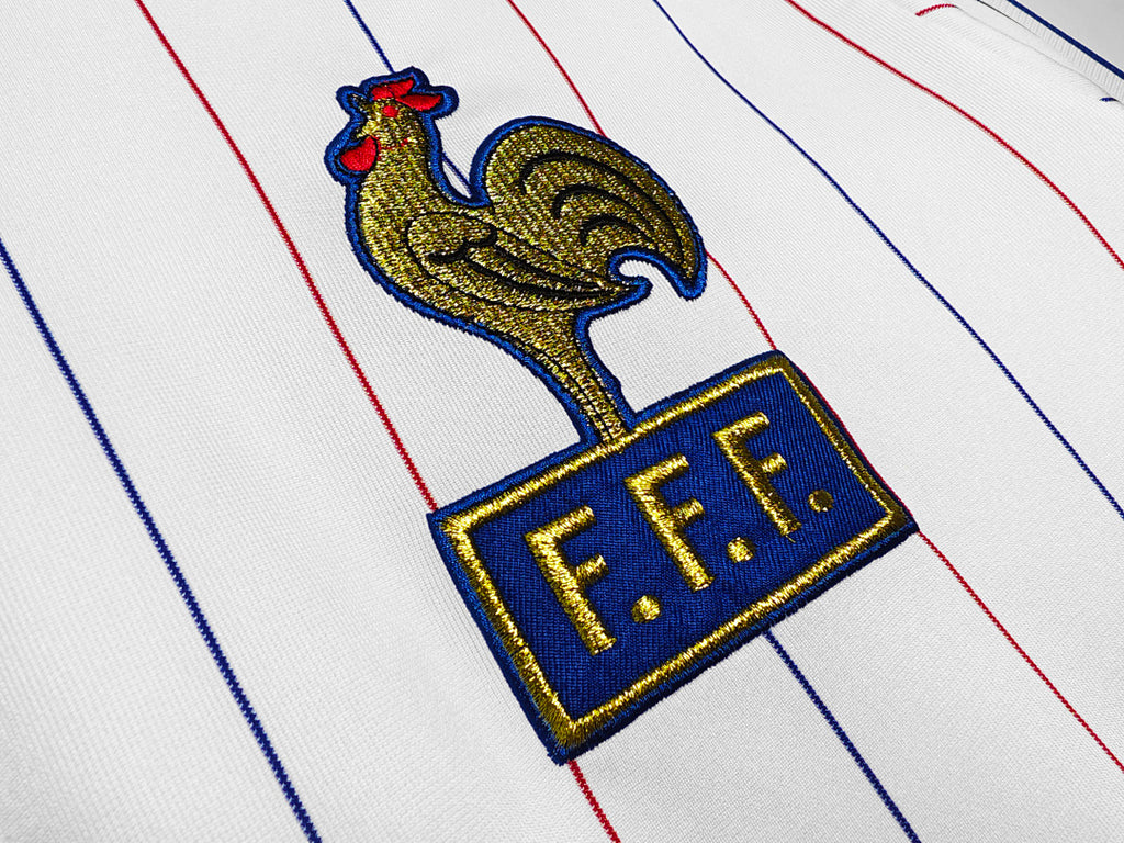 80/82 France Long Sleeve Away Retro Jersey