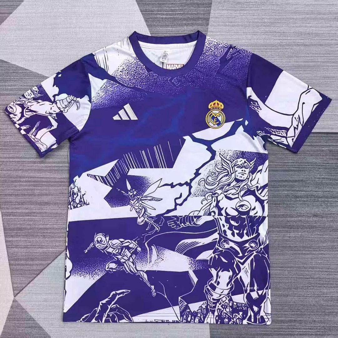 26/27 Real Madrid Purple Mural Special Jersey