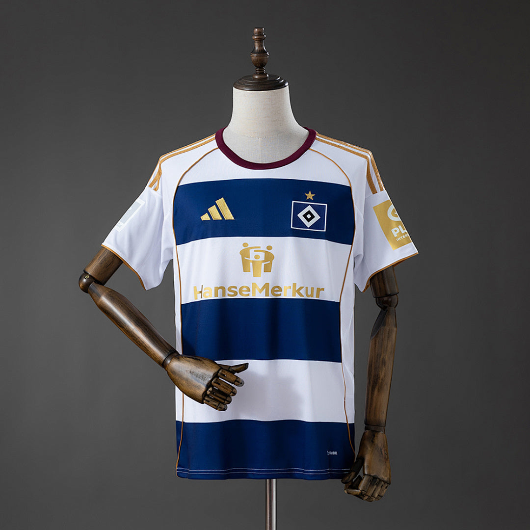 25/26 Hamburg White Blue Special Jersey