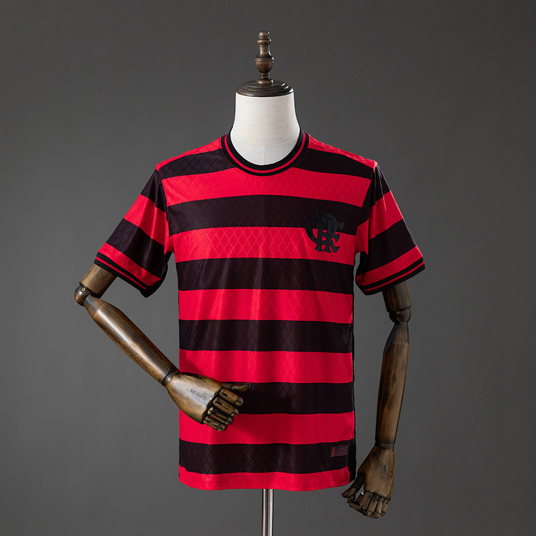 26/27 Flamengo Red Black Hoops Special Jersey