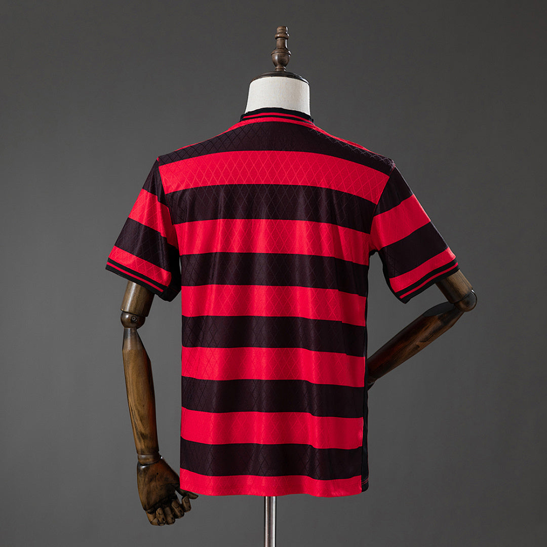 26/27 Flamengo Red Black Hoops Special Jersey