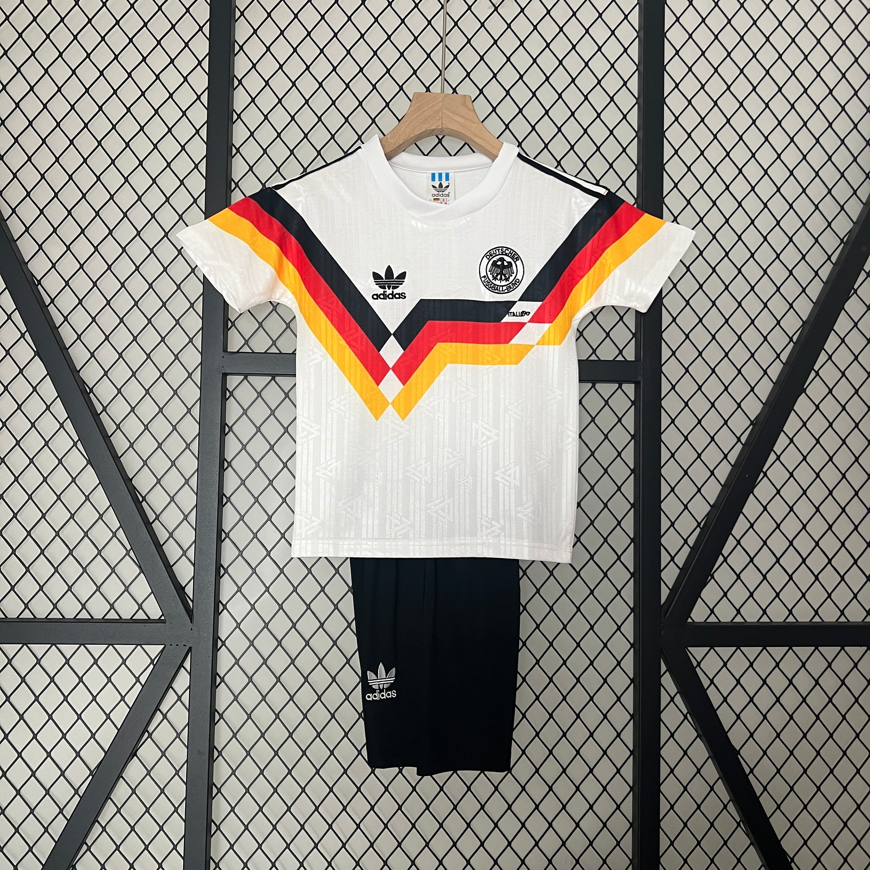 1990 Germany Home Retro Kids Jersey