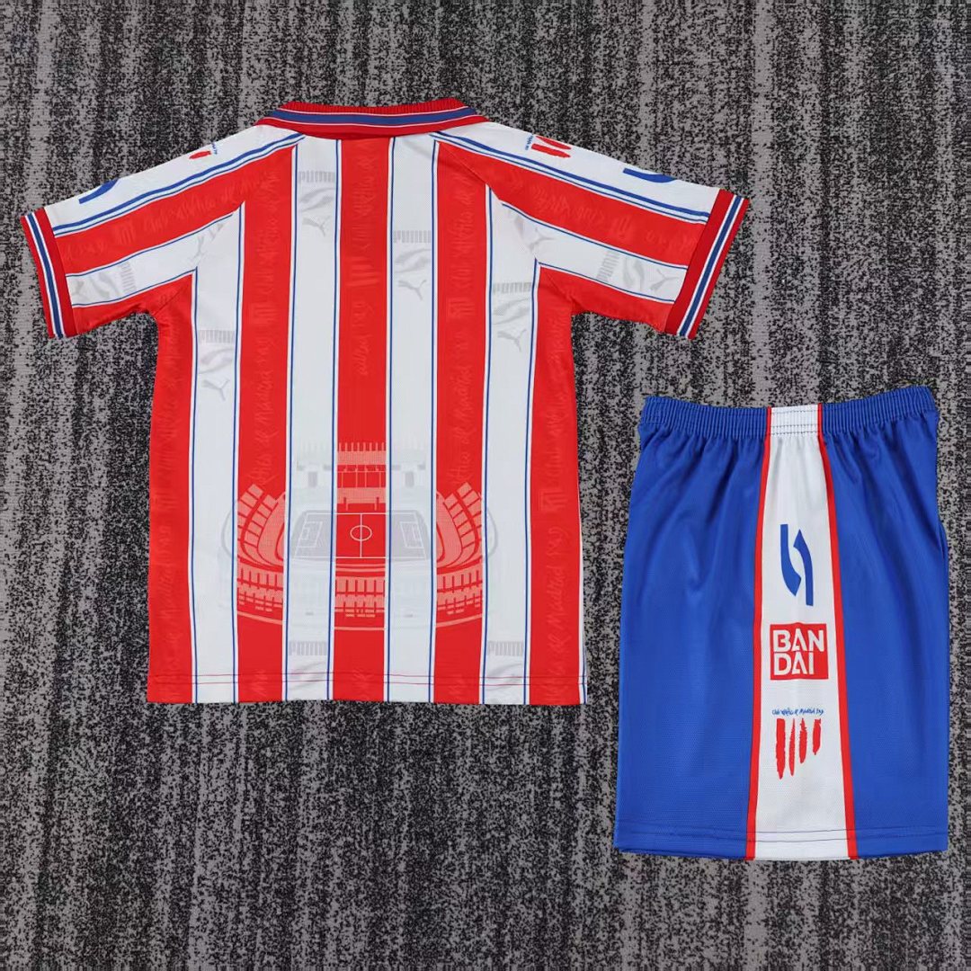 96/97 Atletico Madrid Home Retro Kids Jersey