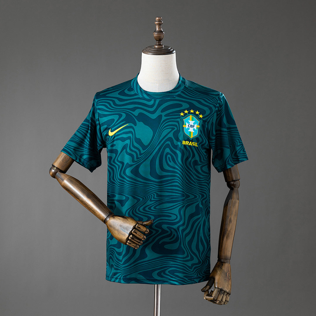 2026 Brazil Teal Pattern Special Jersey