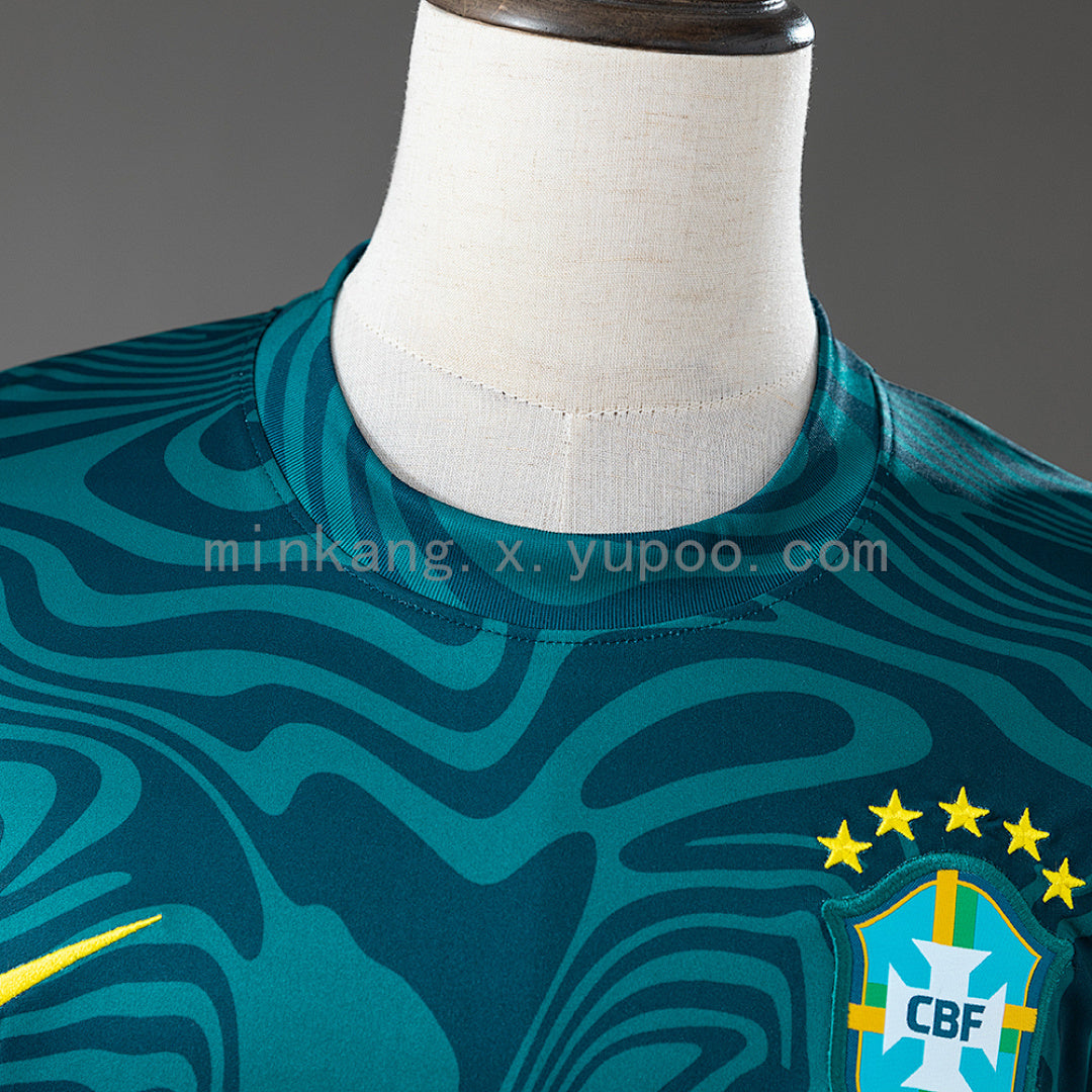 2026 Brazil Teal Pattern Special Jersey