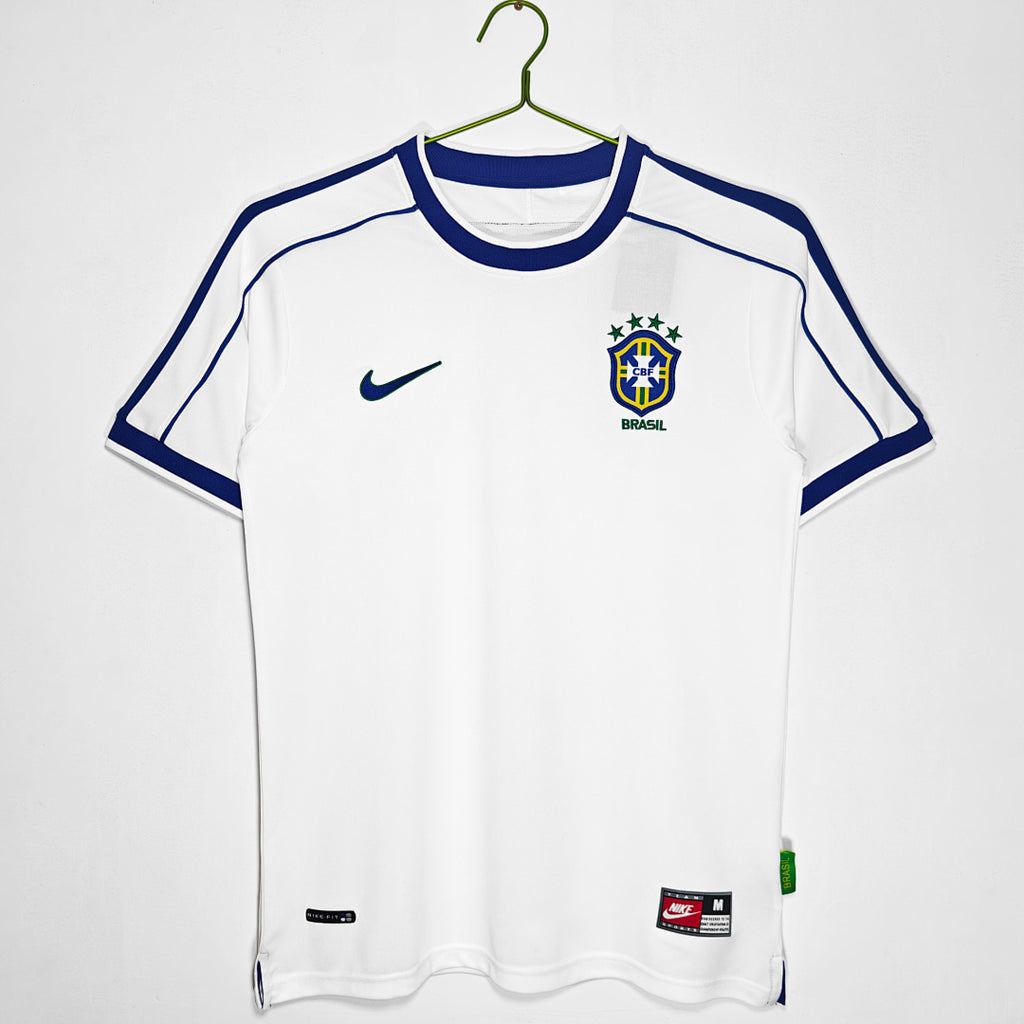 1998 Brazil White Special Retro Jersey
