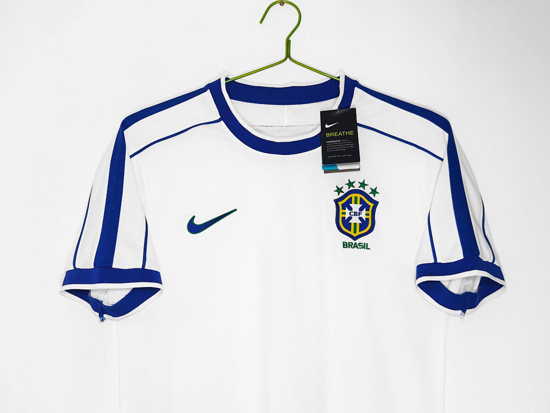 1998 Brazil White Special Retro Jersey