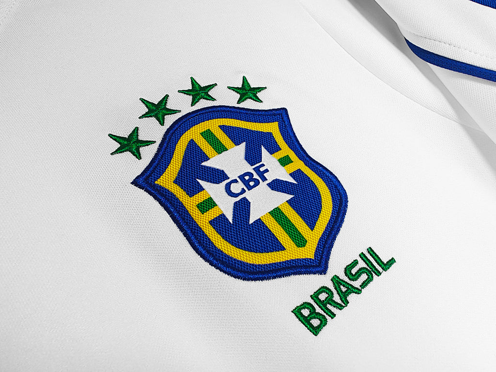 1998 Brazil White Special Retro Jersey