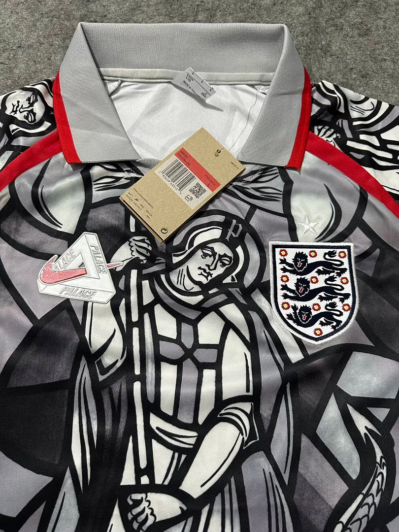 2026 England Black White Pattern Special Jersey