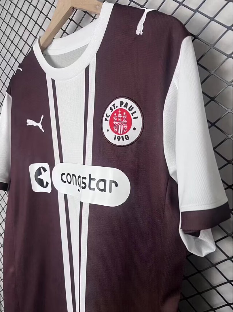 26/27 St. Pauli Brown White Special Jersey