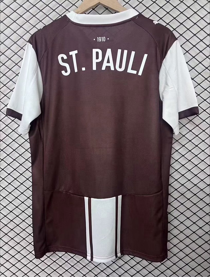 26/27 St. Pauli Brown White Special Jersey