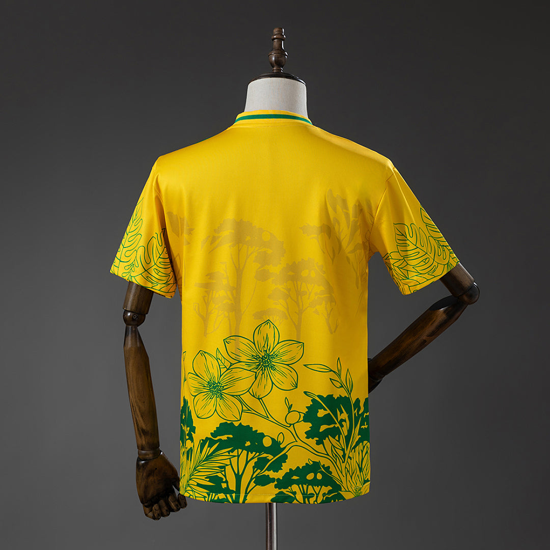 2026 Brazil Yellow Floral Special Jersey