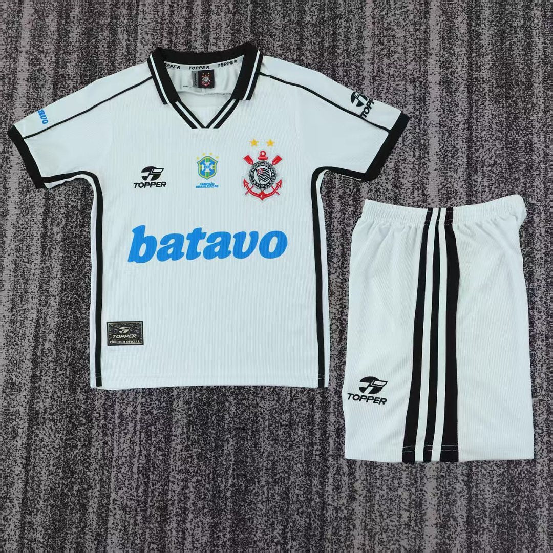 99/00 Corinthians Home Retro Kids Jersey
