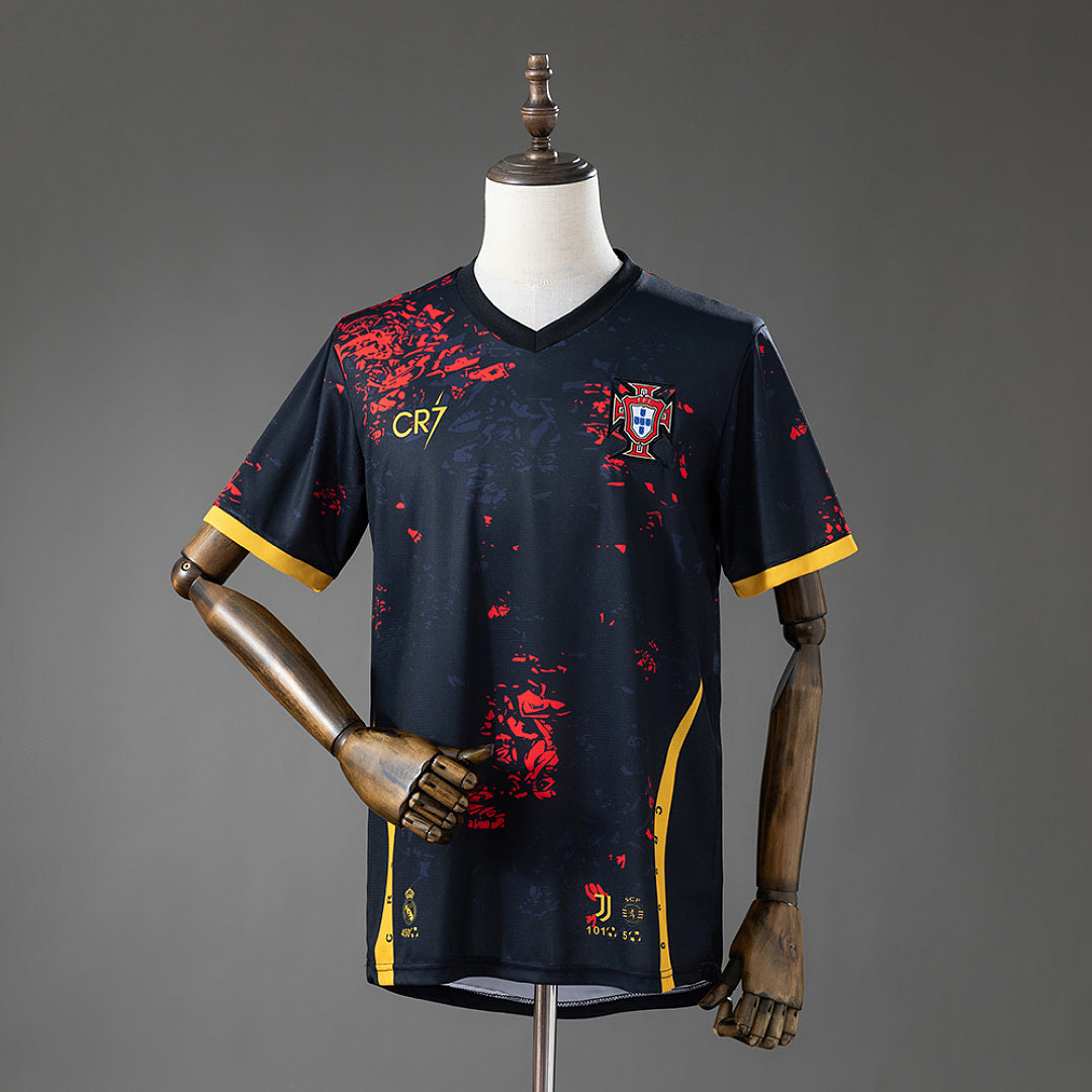 2026 Portugal Black CR7 Special Jersey