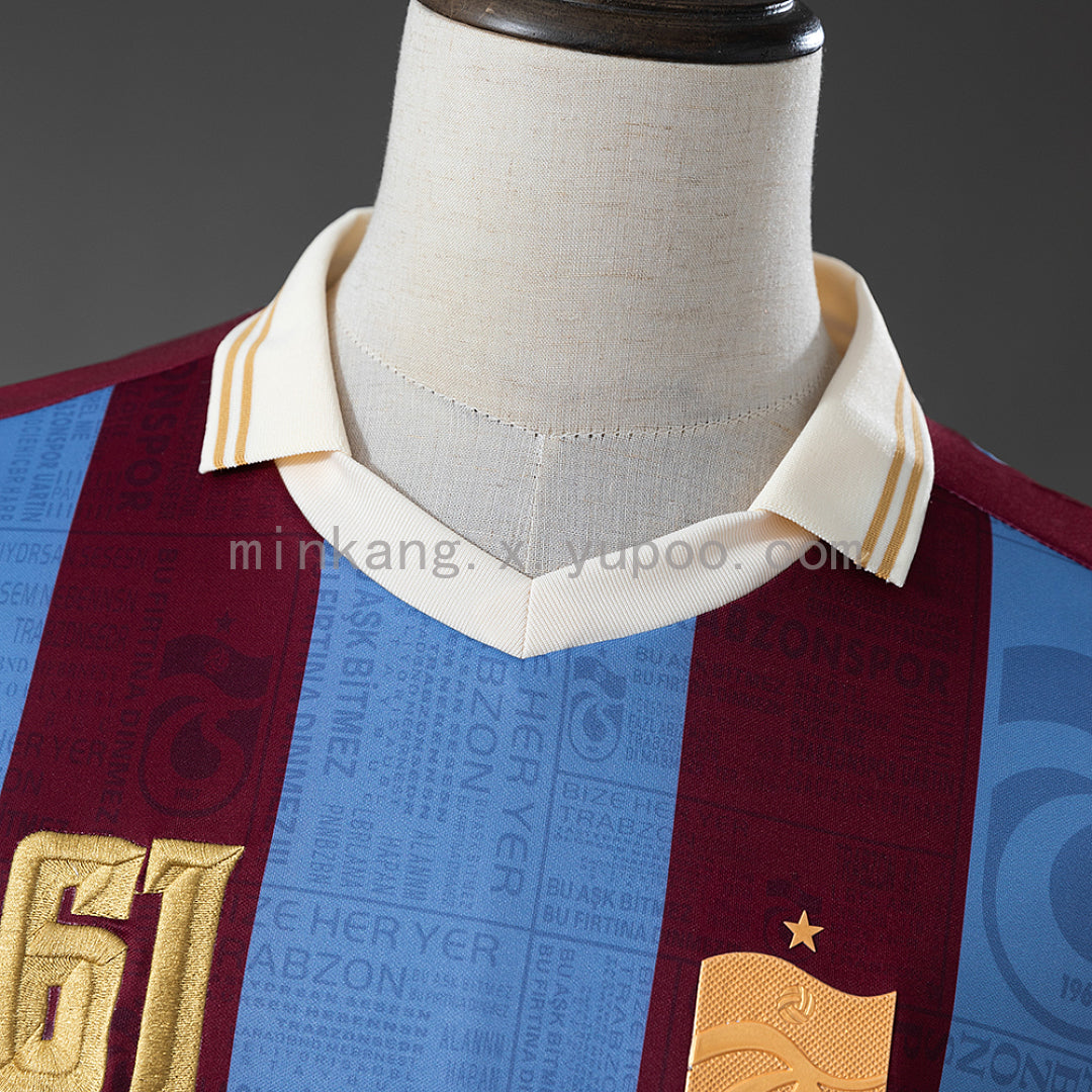 26/27 Trabzonspor Claret Blue Stripes Special Jersey