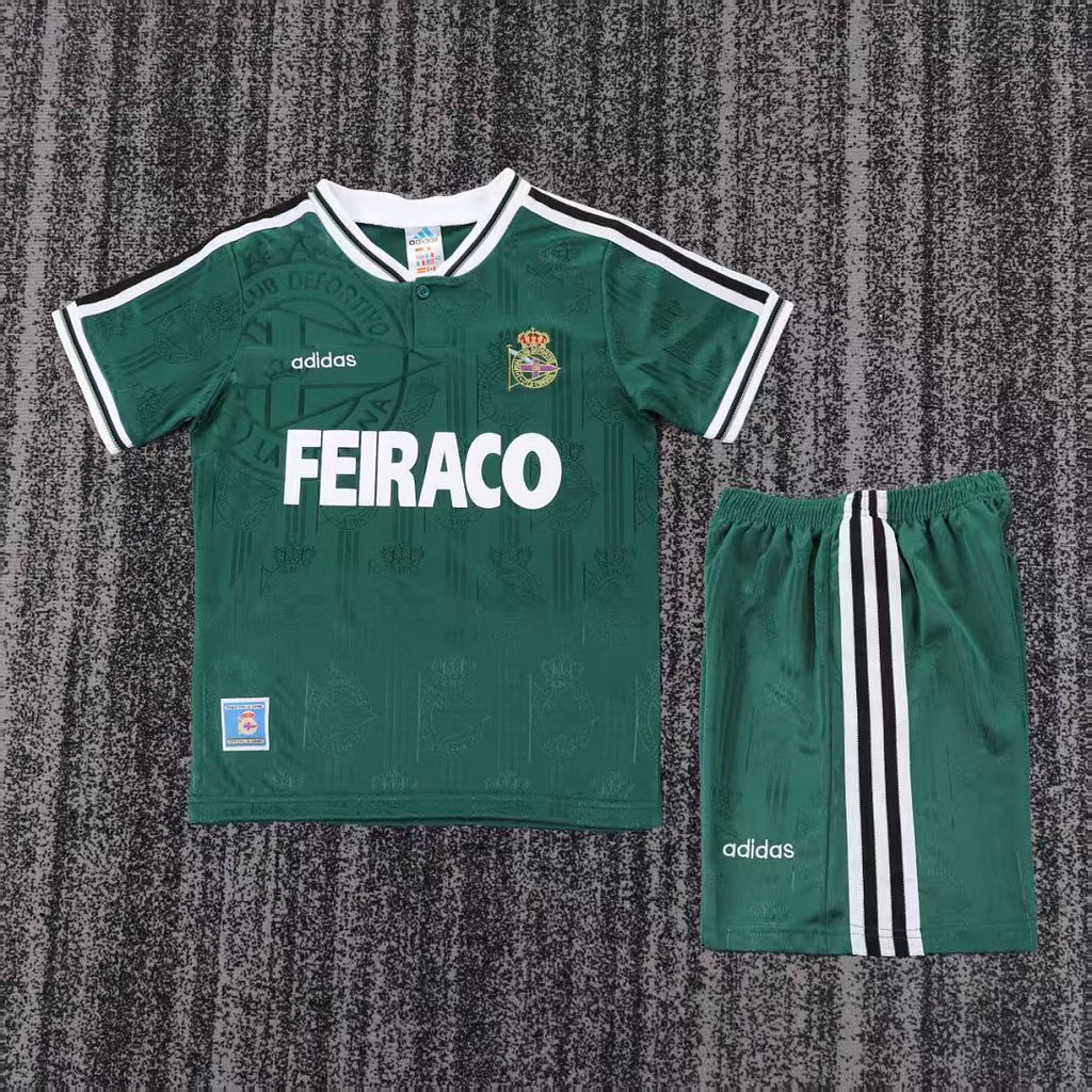 99/00 Deportivo De La Coruña Away Retro Kids Jersey