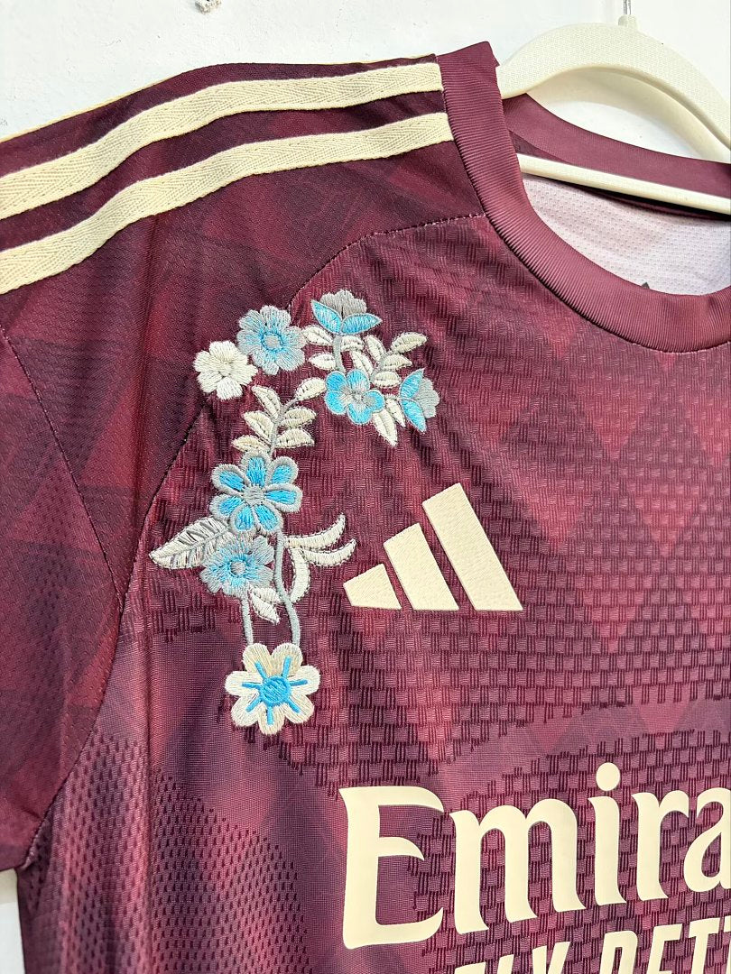 26/27 Arsenal Maroon Embroidered Special Jersey