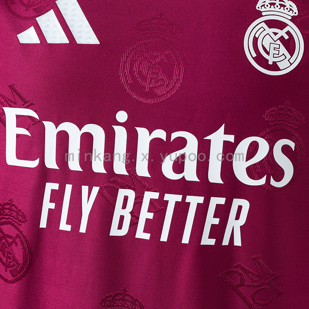 26/27 Real Madrid Burgundy Special Jersey