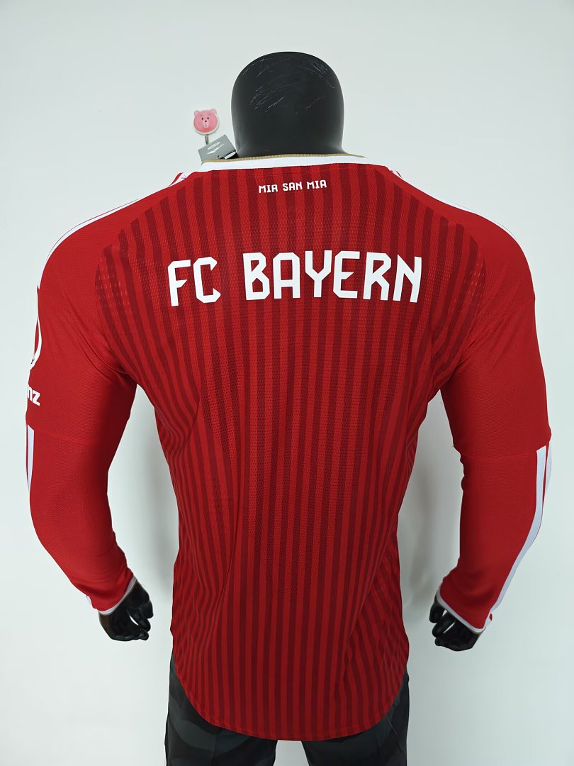 26/27 Bayern Long Sleeve Home Jersey