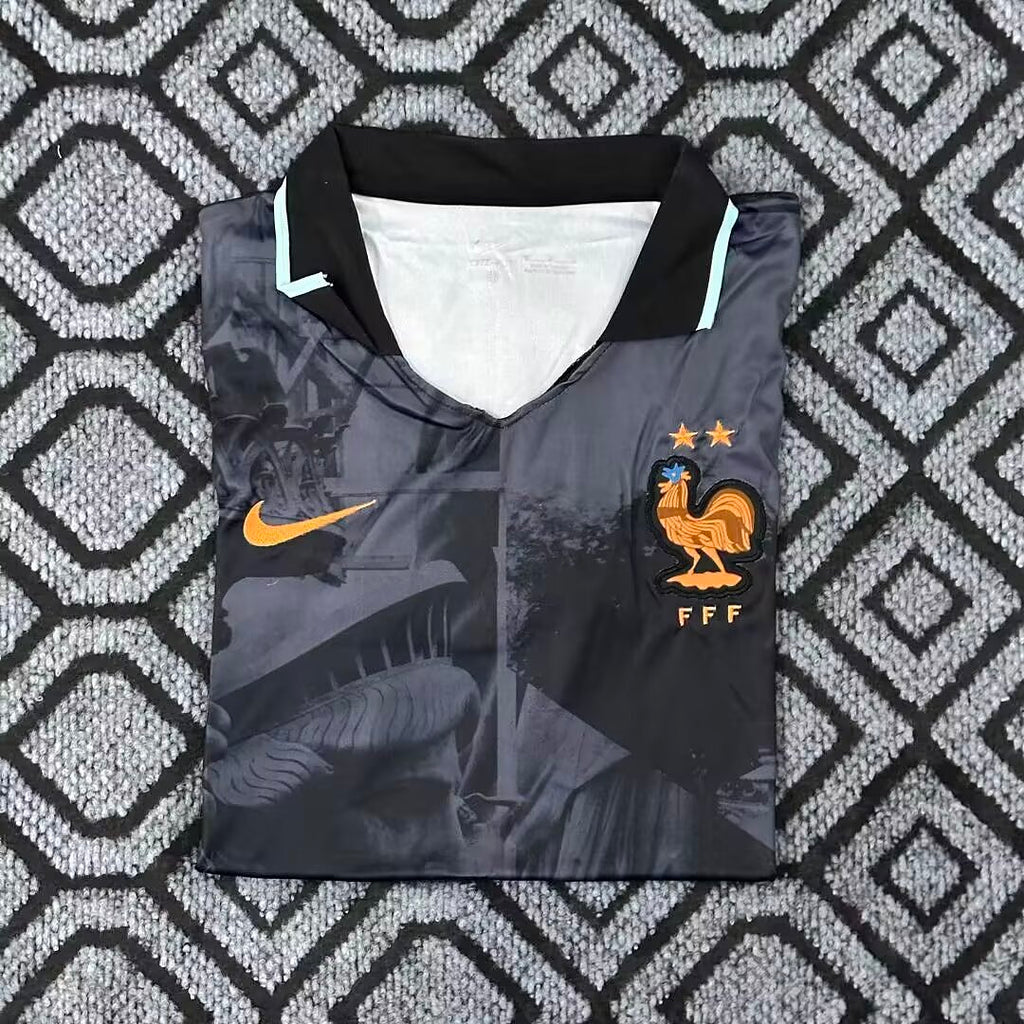 2026 France Black Pattern Special Jersey