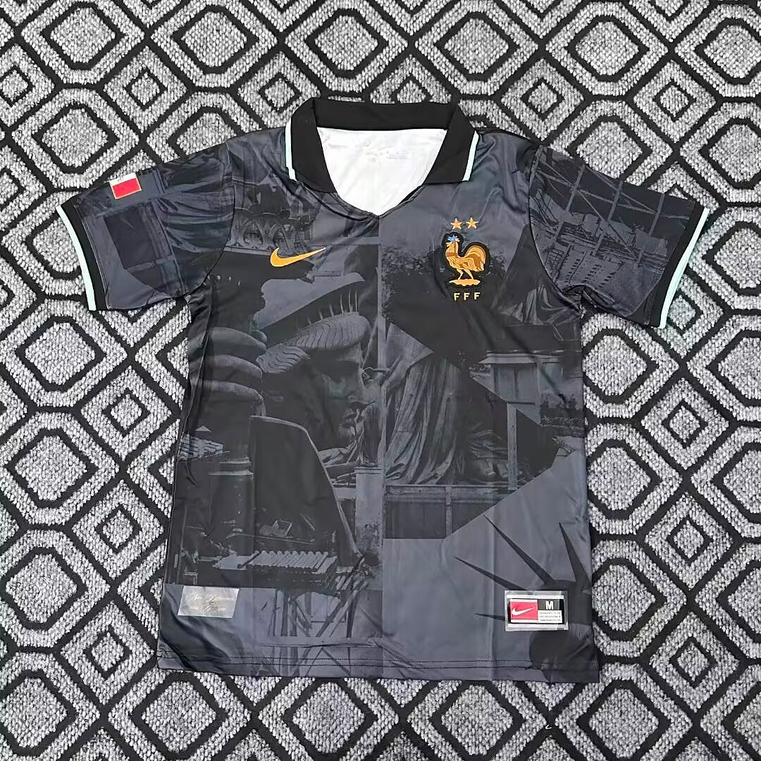 2026 France Black Pattern Special Jersey