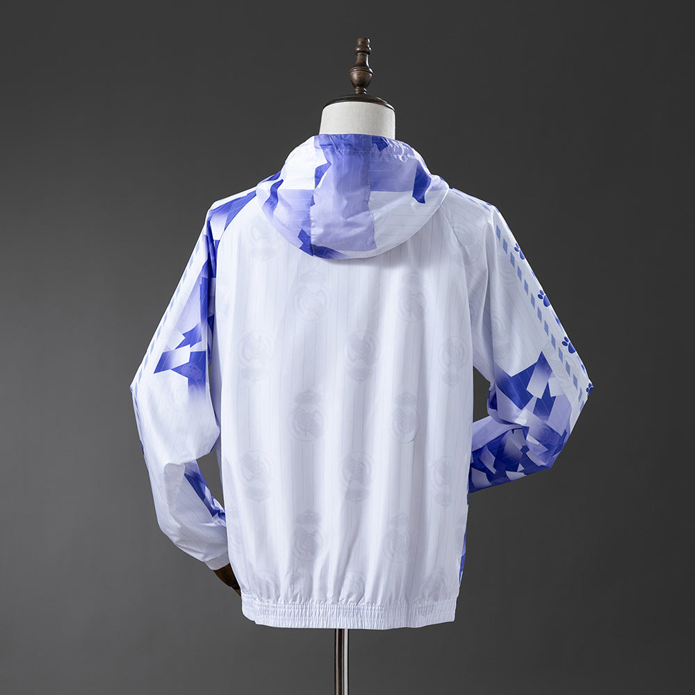 25/26 Real Madrid Hooded Windbreaker