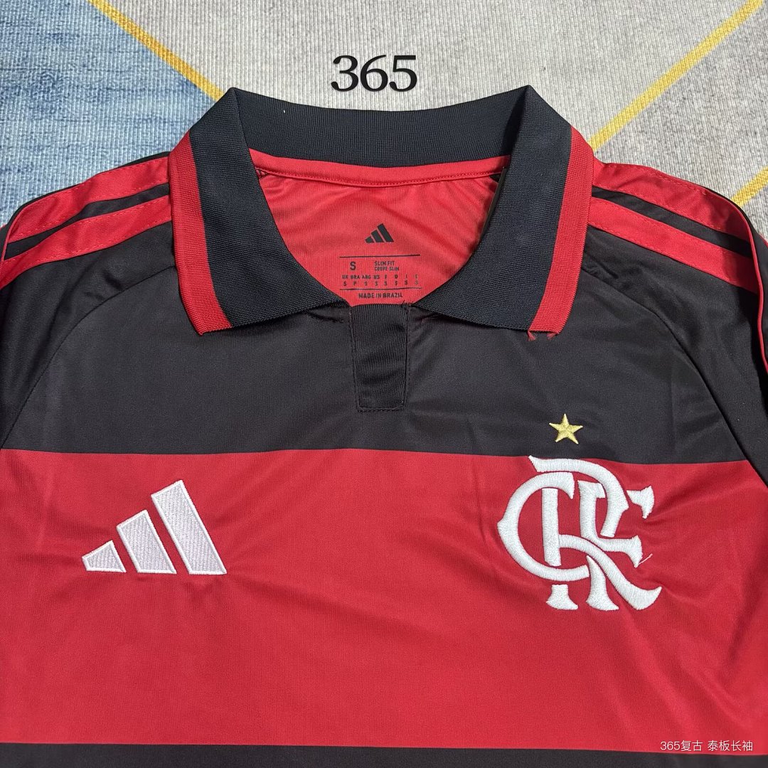 26/27 Flamengo Long Sleeve Home Jersey