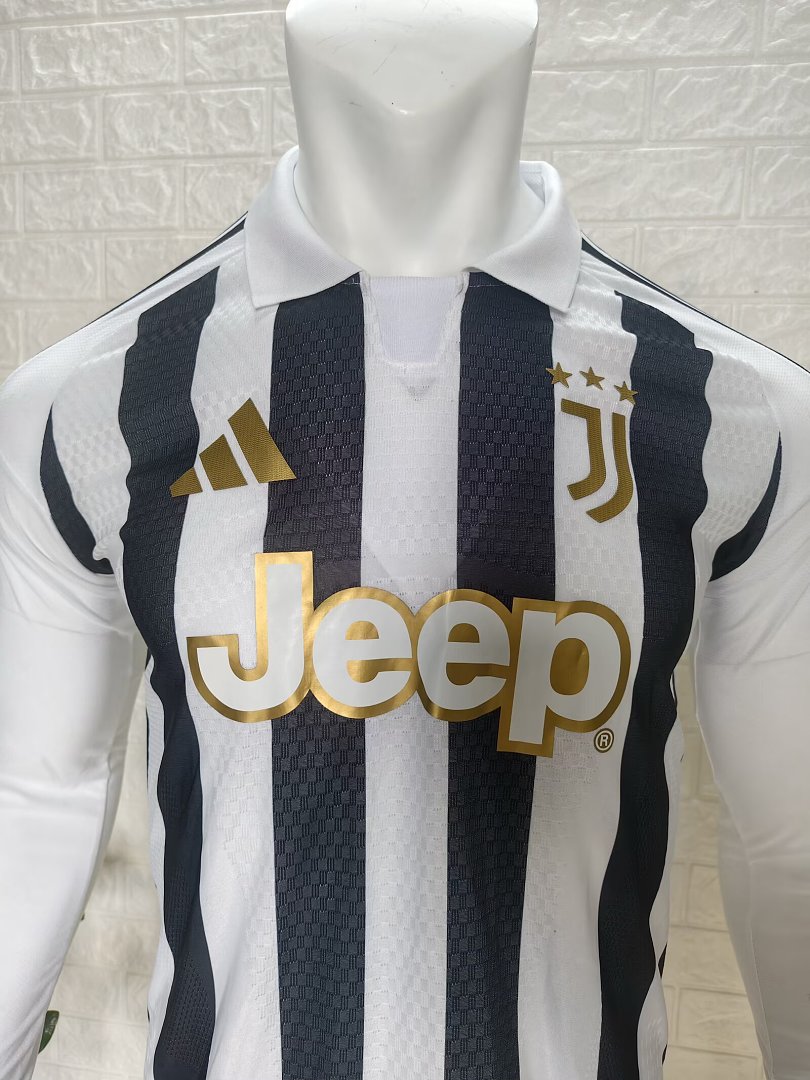 26/27 Juventus Long Sleeve Home Jersey