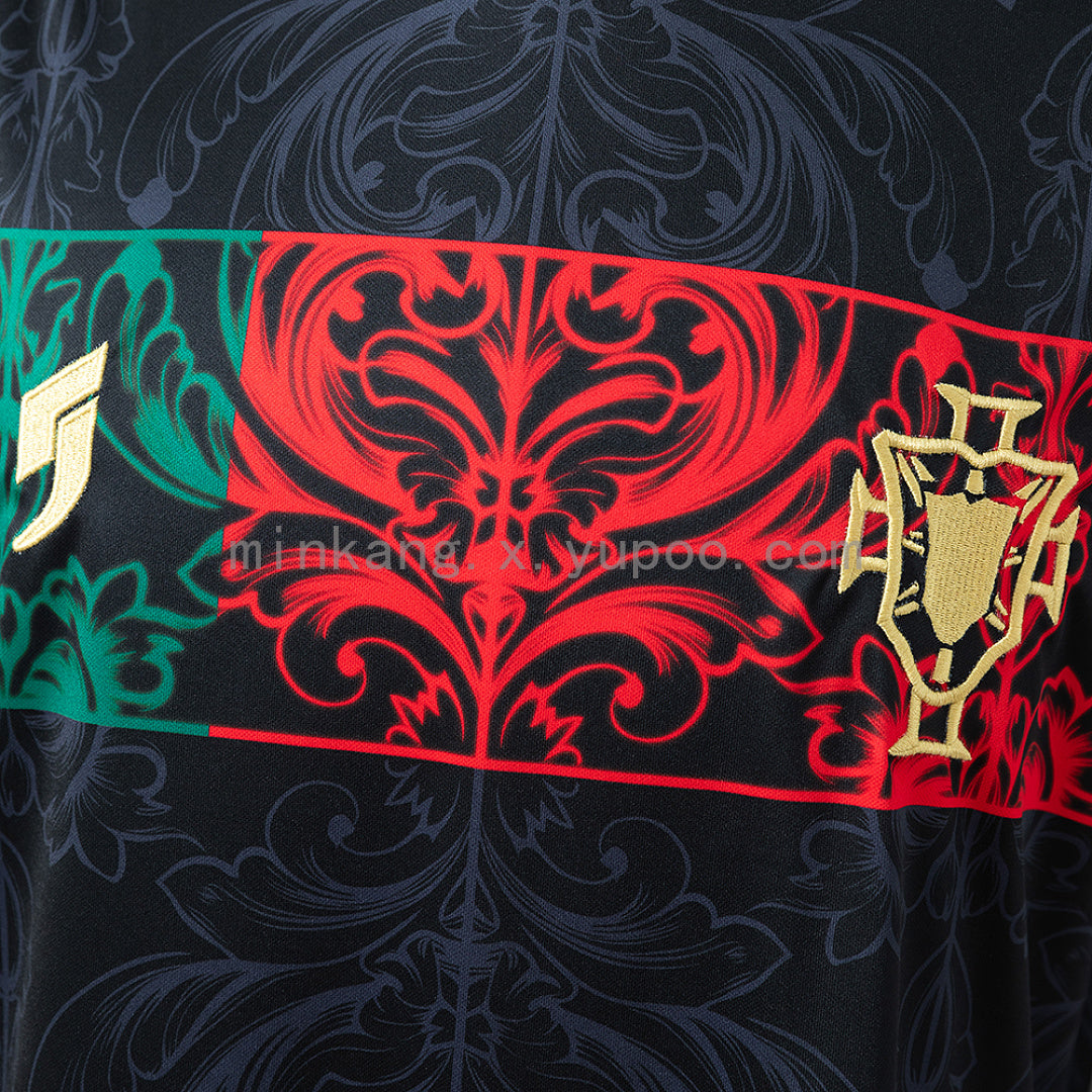 2026 Portugal Black Red Green Special Jersey