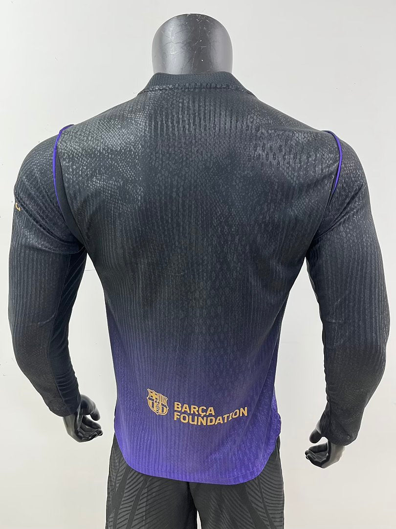 26/27 Barcelona Long Sleeve Away Jersey