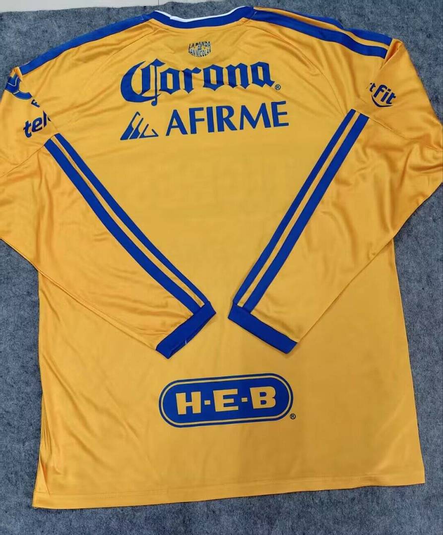 26/27 Tigres Long Sleeve Home Jersey