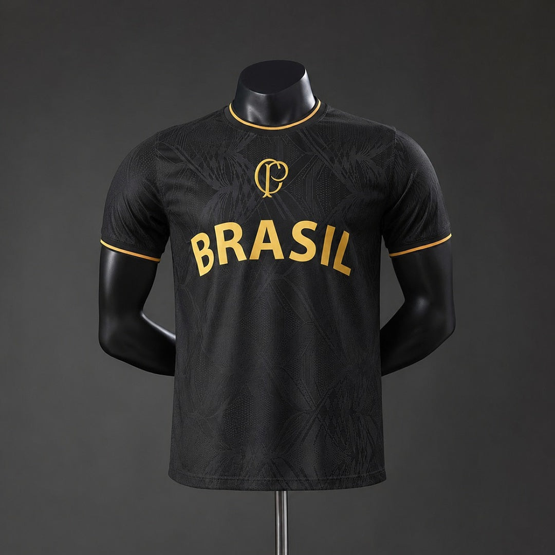 26/27 Corinthians Black Brasil Special Jersey
