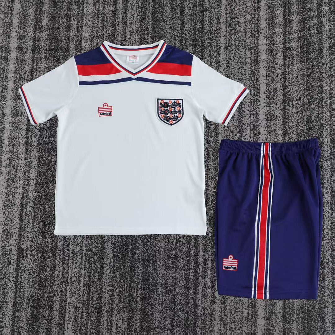 1982 England Home Retro Kids Jersey