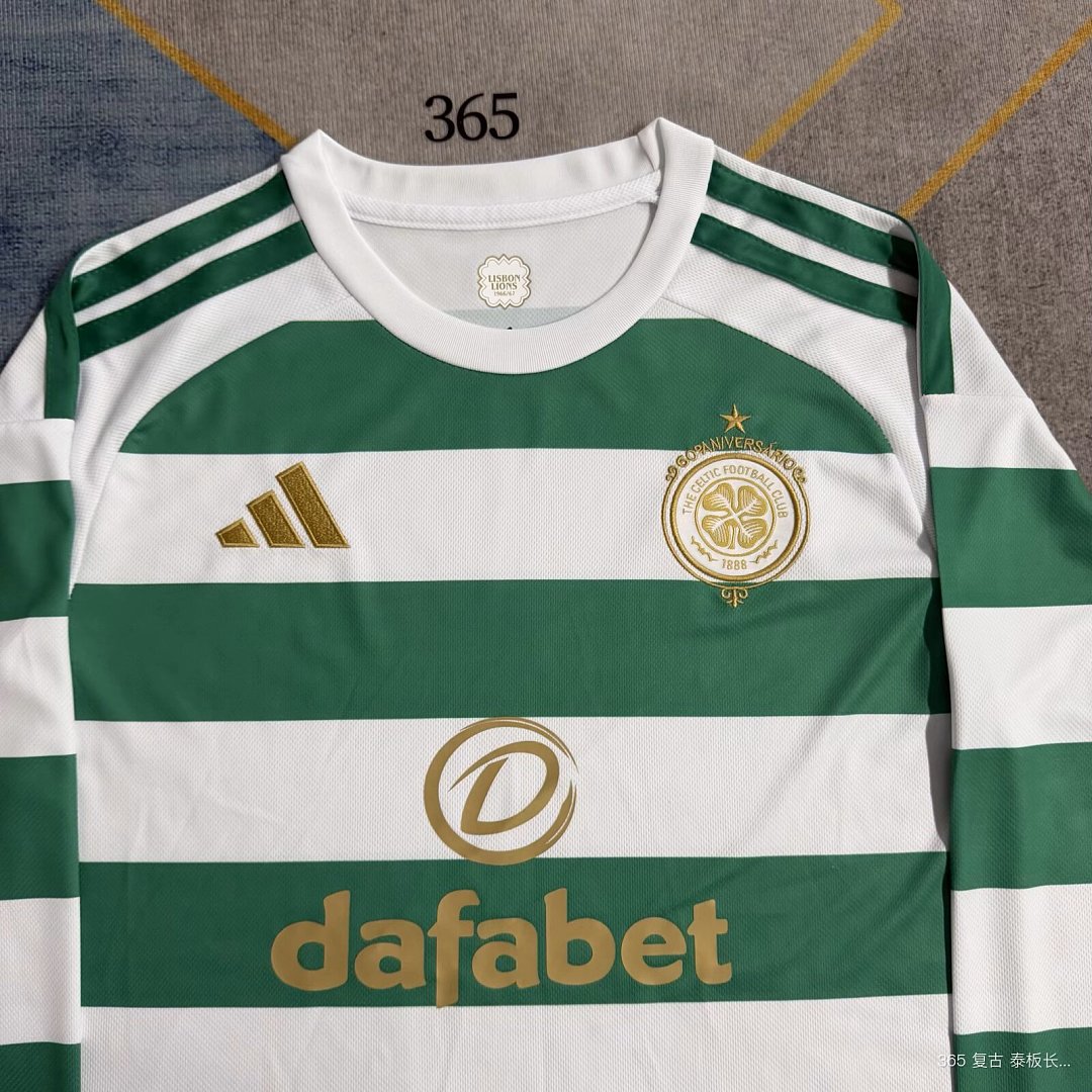 26/27 Celtic Long Sleeve Home Jersey