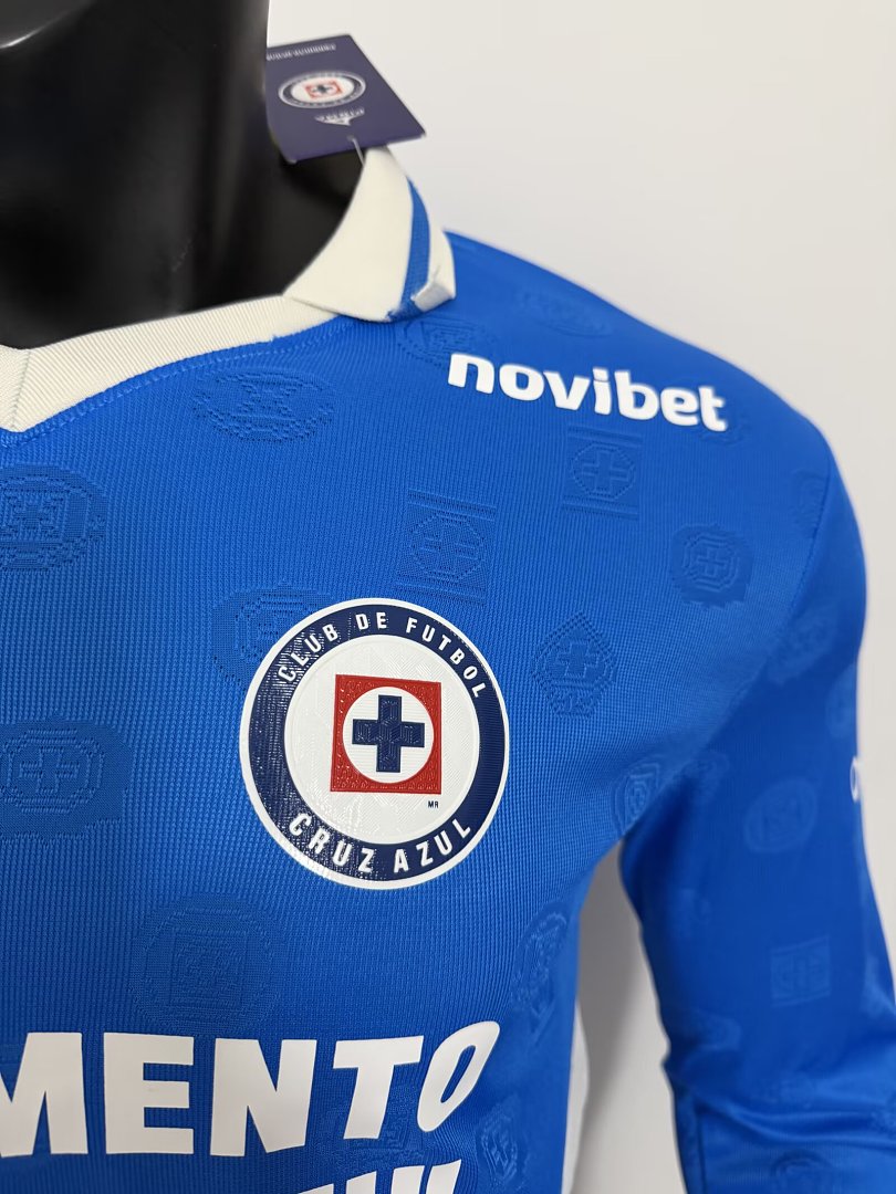 26/27 Cruz Azul Home Long Sleeve Jersey
