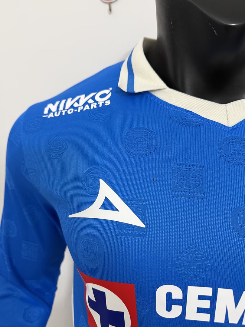 26/27 Cruz Azul Home Long Sleeve Jersey