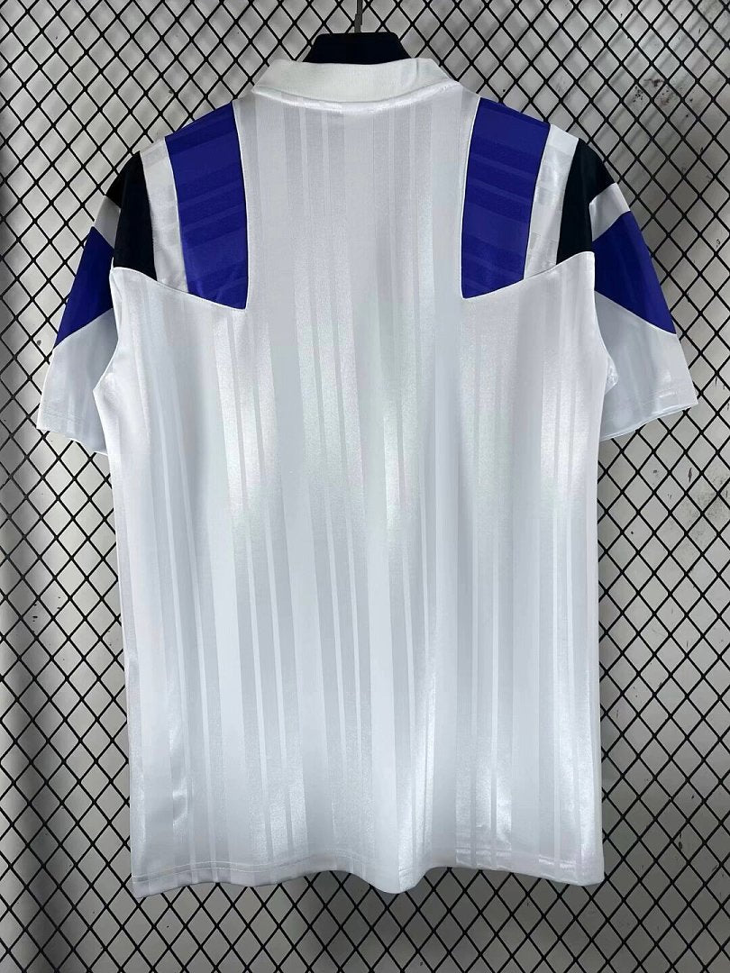 26/27 Real Madrid White Blue Retro Special Jersey