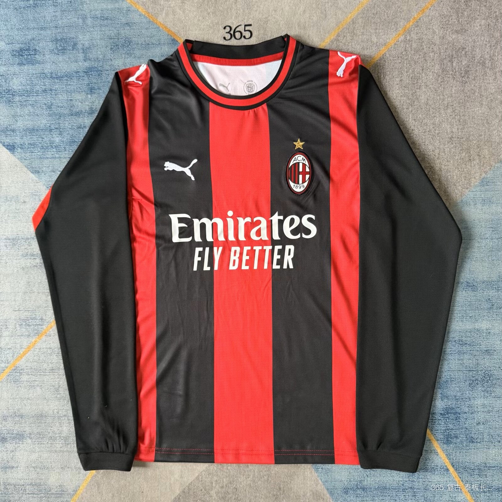 26/27 AC Milan Long Sleeve Home Jersey