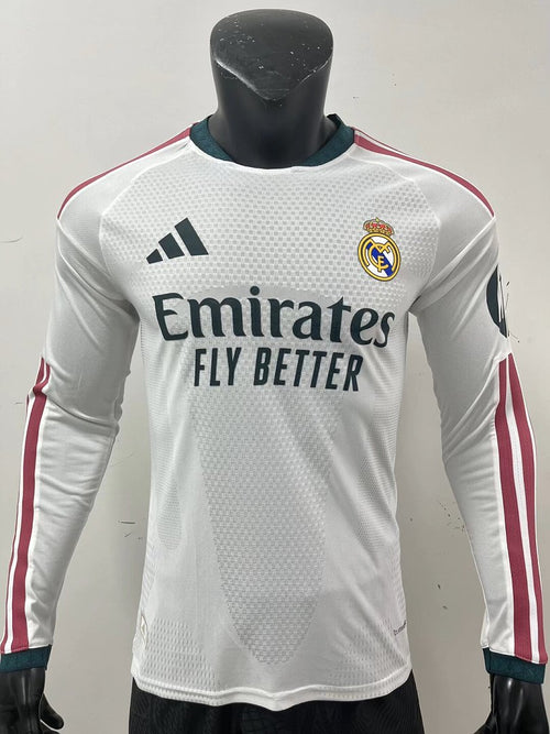 26/27 Real Madrid Home Long Sleeve Jersey