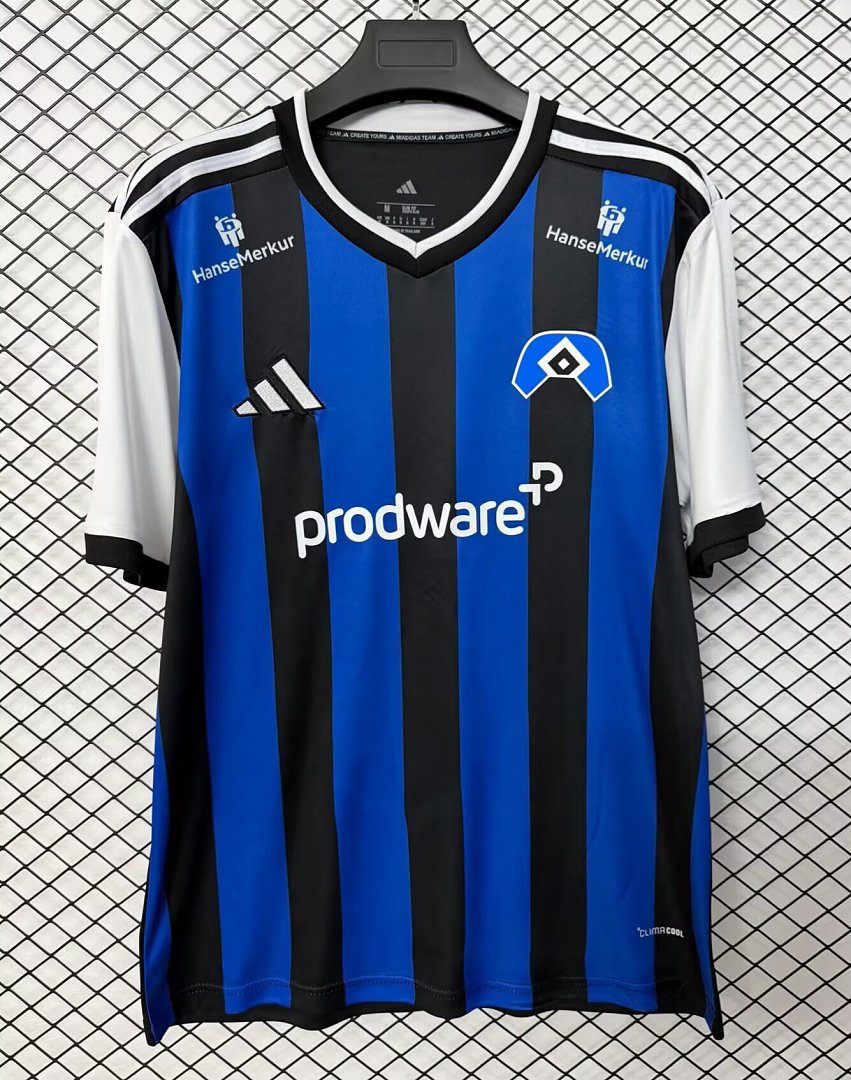 26/27 Hamburger SV Blue Black Stripes Special Jersey